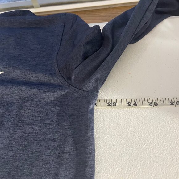 Greg Norman Blue Long Sleeve Active Shirt Top 1/4 Zip Men's SZ M Athletic Stretc - Picture 7 of 10